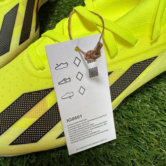Adidas X Crazyfast Pro FG Soccer Cleats Mens 8 Womens 9 Solar Yellow IG0601 NEW main image 9
